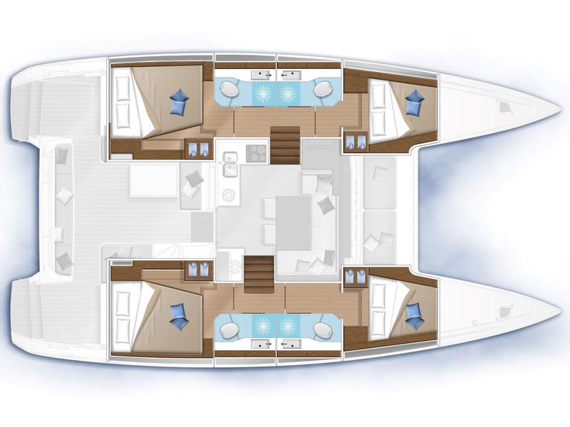 Book yachts online - catamaran - Lagoon 40 - Bubi - rent