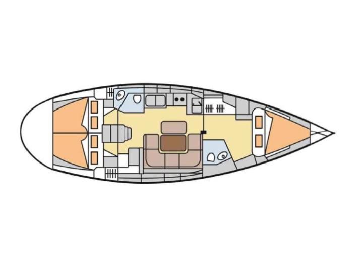 Book yachts online - sailboat - Bavaria 42 - Andiamo - rent