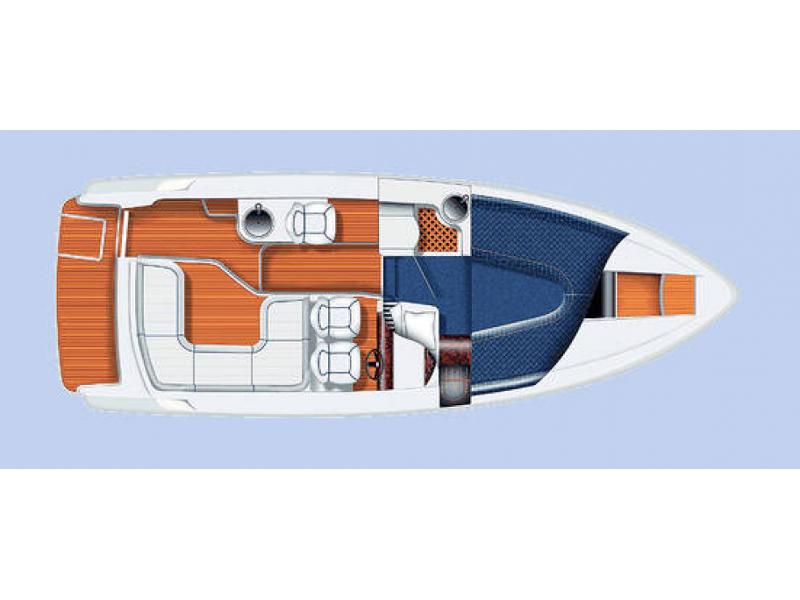 Book yachts online - motorboat - Aquador 28 HT - MATILDA - rent