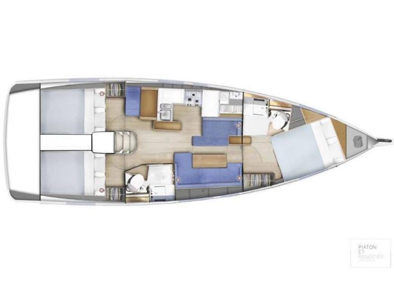 Book yachts online - sailboat - Sun Odyssey 410 - Artemis - rent