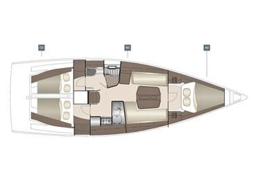 Book yachts online - sailboat - Dehler 38SQ - Break Free - rent