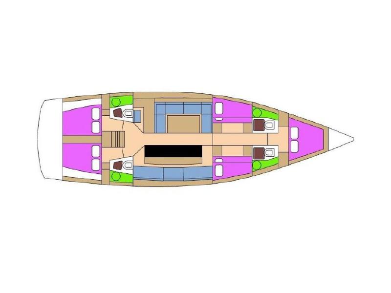 Book yachts online - sailboat - D&amp;D Kufner 54 Univerzum - Marietta II - rent