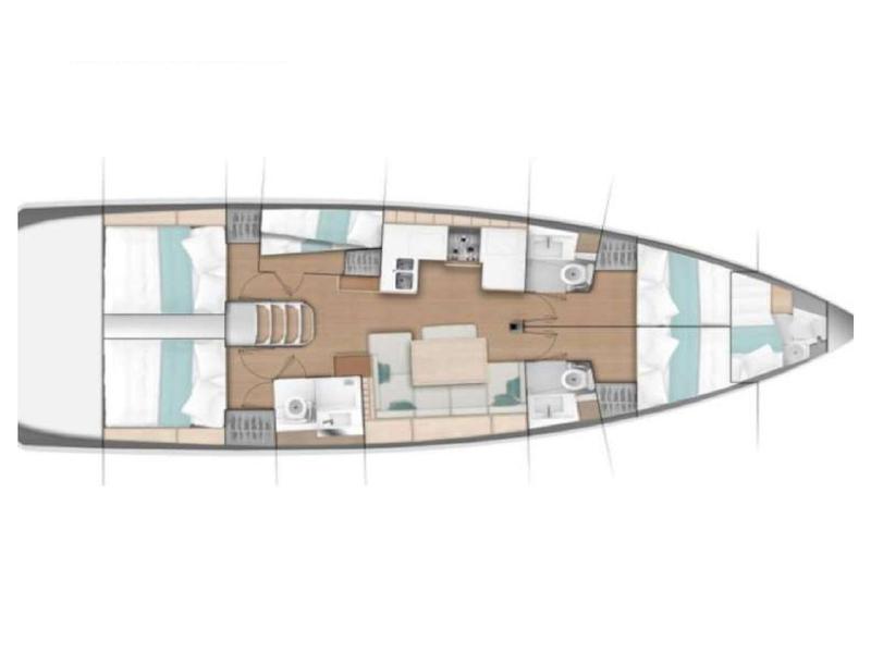 Book yachts online - sailboat - Sun Odyssey 490 - Grazia - rent