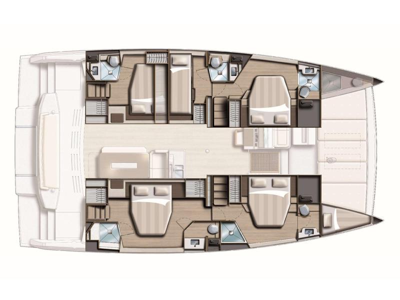 Book yachts online - catamaran - Bali 4.8 - Arianna - rent