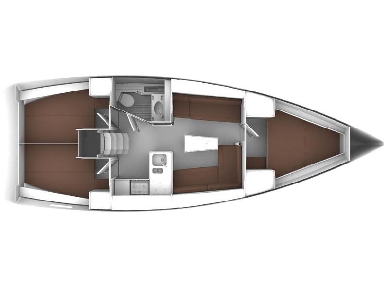 Book yachts online - sailboat - Bavaria Cruiser 37 - Luka - rent