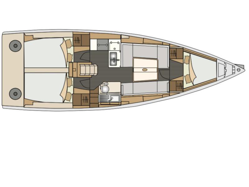 Book yachts online - sailboat - Elan 350 - Yankee - rent