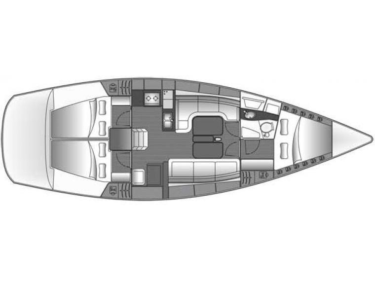 Book yachts online - sailboat - Bavaria 38 Cruiser - (1132 BG) (sails 2015) - rent
