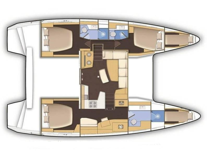 Book yachts online - catamaran - Lagoon 42 owner version - FIND US - rent