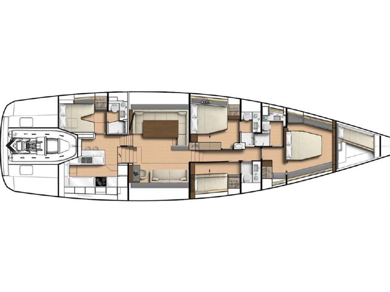 Book yachts online - sailboat - CNB 76 - AENEA - rent