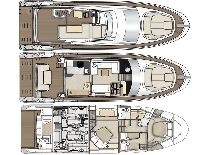 Book yachts online - motorboat - Azimut 55 Fly - BE HAPPY - rent
