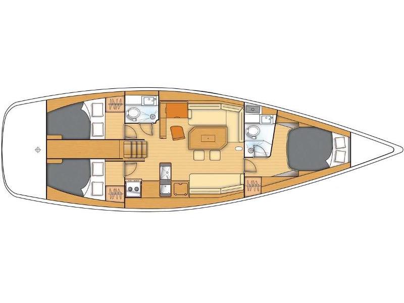 Book yachts online - sailboat - Beneteau First 45 - BYBLIS - rent