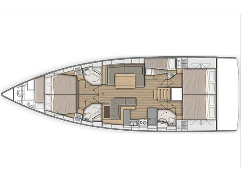 Book yachts online - sailboat - Oceanis 51.1 - OCEANIS 51.1 (2019) - ATH - rent