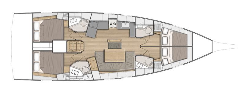 Book yachts online - sailboat - Oceanis 46.1 - FILIRA - rent