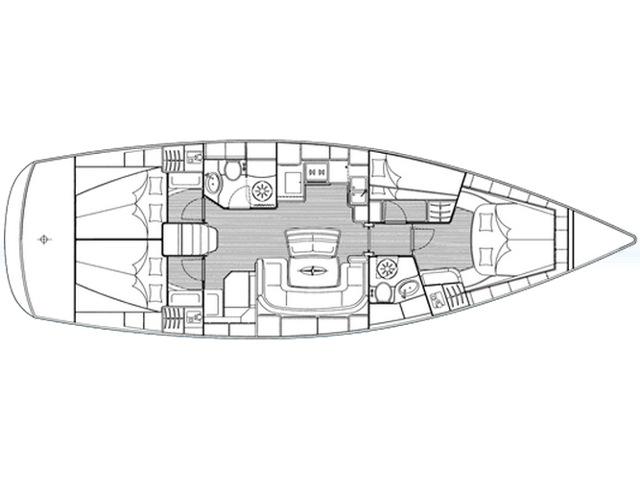 Book yachts online - sailboat - Bavaria 46 Cruiser - VICTORIA - rent