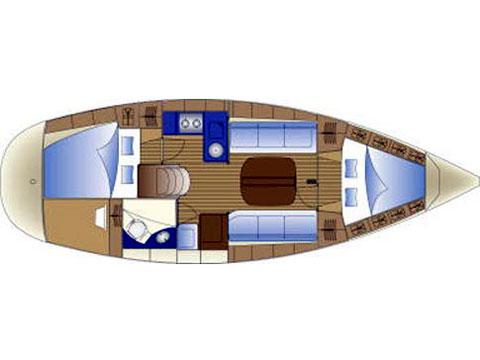 Book yachts online - sailboat - Bavaria Cruiser 32 - DANIELLE - rent