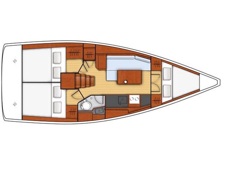 Book yachts online - sailboat - Beneteau Oceanis 35.1 - MAYA BAY 2  - rent