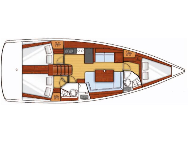 Book yachts online - sailboat - Oceanis 41 - Fata Morgana - rent