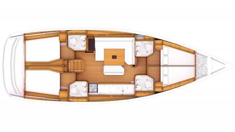 Book yachts online - sailboat - Sun Odyssey 469 - KOS 469.1 - rent