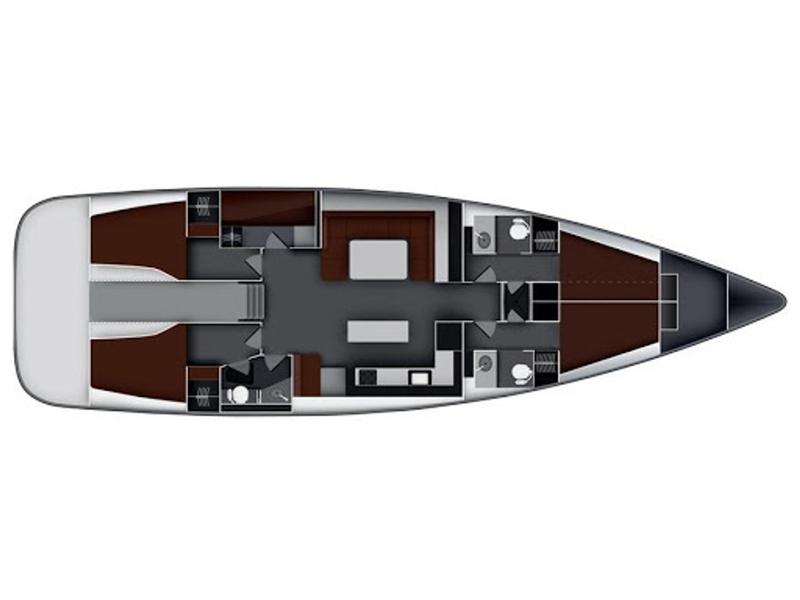 Book yachts online - sailboat - Bavaria 55 Cruiser - Vega - rent
