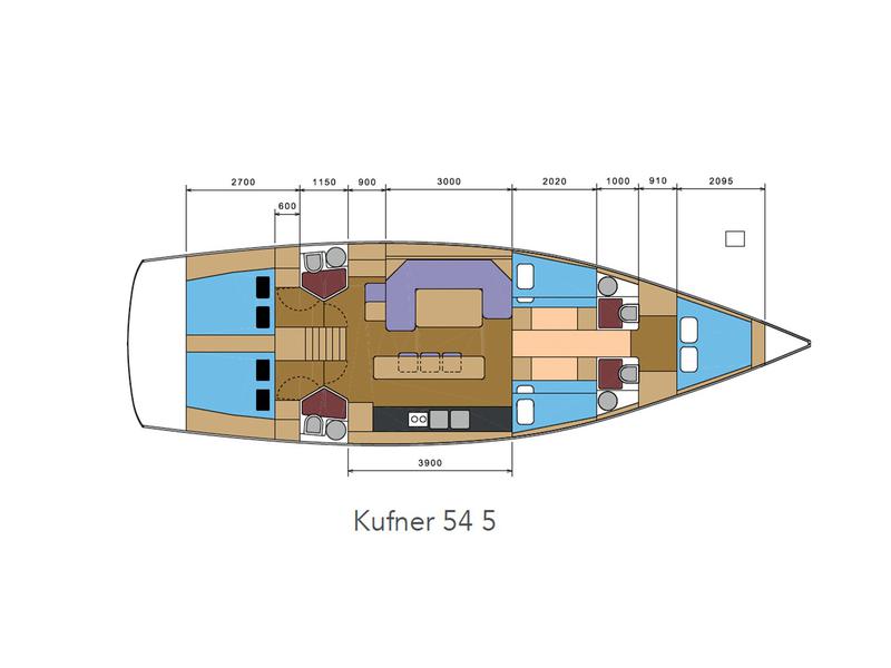 Book yachts online - sailboat - D&amp;D Kufner 54 Exclusive - Kaiba - rent