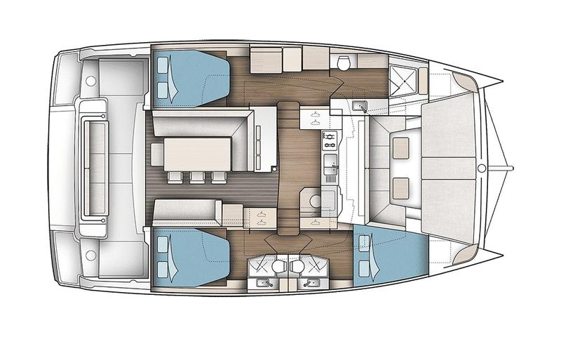 Book yachts online - catamaran - Bali 4.1 - Poseidon - rent