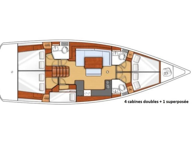 Book yachts online - sailboat - Oceanis 48 - Ios III - rent