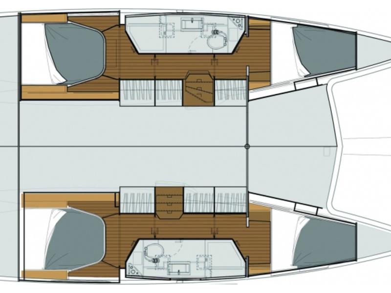 Book yachts online - catamaran - Lucia 40 - Petit Monde - rent