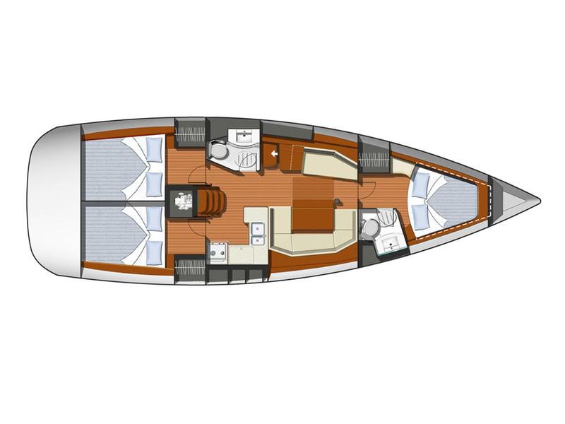 Book yachts online - sailboat - Sun Odyssey 42i Performance - MILA - rent