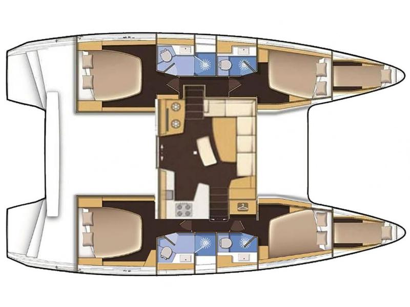 Book yachts online - catamaran - Lagoon 42 Premium A/C - Estella  - rent