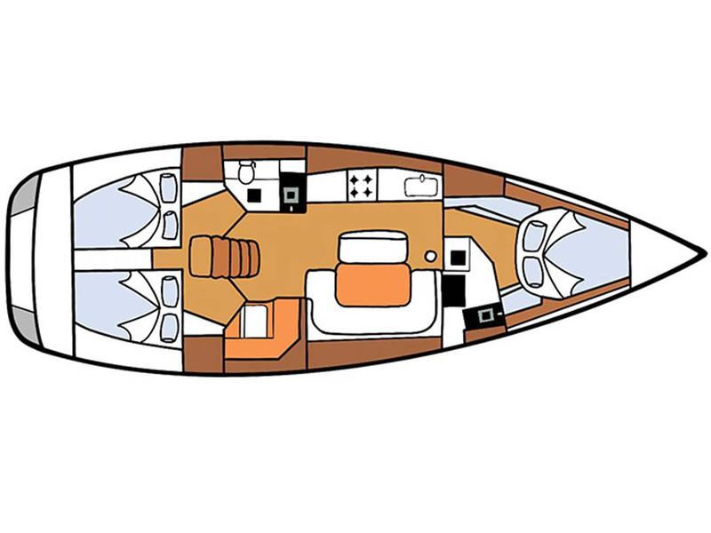 Book yachts online - sailboat - Dufour 425 Grand Large - Esen Mila - rent