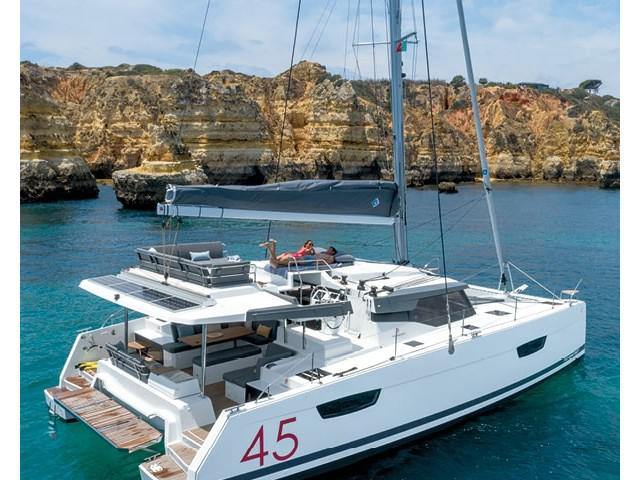 Book yachts online - catamaran - Fountaine Pajot Elba 45 - Olympus - rent