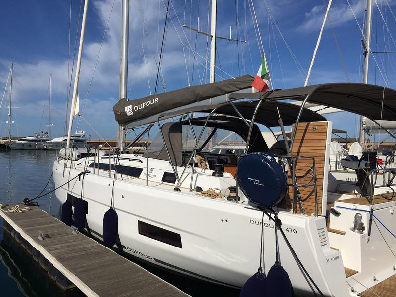 Book yachts online - sailboat - Dufour 470 - Lucia - Water maker, Solar Panel - rent