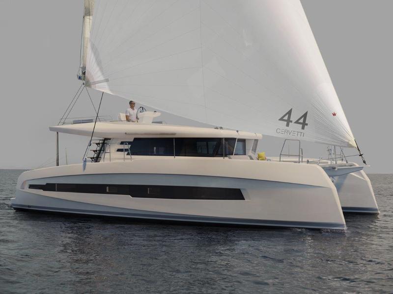 Book yachts online - catamaran - Cervetti 44 - Alba - rent