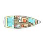 Book yachts online - sailboat - Elan 384 Impression - LISSA - rent