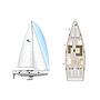 Book yachts online - sailboat - Hanse 458 - Zoe (Generator & Watermaker - rent