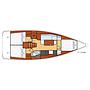 Book yachts online - sailboat - Oceanis 38 - Zografia - rent