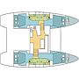 Book yachts online - catamaran - Lagoon 450 - Margeo XI  (A/C - Generator Water Maker) - rent