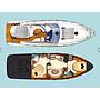 Book yachts online - motorboat - Atlantis 47 - B 747 - rent
