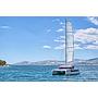 Book yachts online - catamaran - Luna 49 - Katamaran Red - rent
